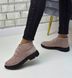Жіночі черевики на низькому ходу на шнурках натуральна замша RIRO 3-4, 41, деми, байка