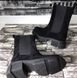 Женские ботинки на платформе черные натуральная замша NEVO 1-3, 41, деми, байка