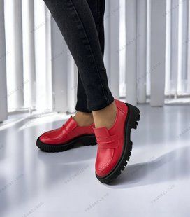 Жіночі туфлі - лофери на платформі натуральна шкіра NIKOL 2-3 13806-41 фото
