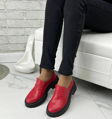 Женские туфли - лоферы на платформе натуральная кожа NIKOL 2-3, 41, деми, натуральная кожа