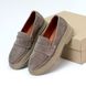 Женские туфли - лоферы на платформе натуральная замша LORI 1-2, 36, деми, натуральная кожа