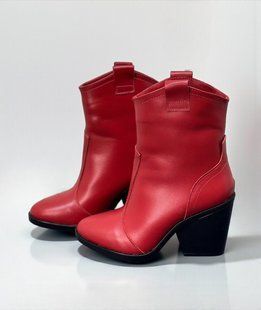 Женские ботильоны - козаки на устойчивом каблуке натуральная кожа KOZAK 1-2 25003-36 фото