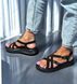 Женские босоножки черные на платформе натуральная замша MANI 1-4 14803-41 фото 2