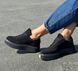 Жіночі кросівки чорні на платформі натуральна замша TOLI 2-1, 41, деми, натуральна шкіра