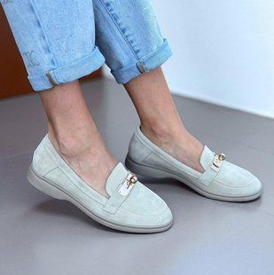Женские лоферы на платформе натуральная замша ZІTA 1-4 13377-41 фото