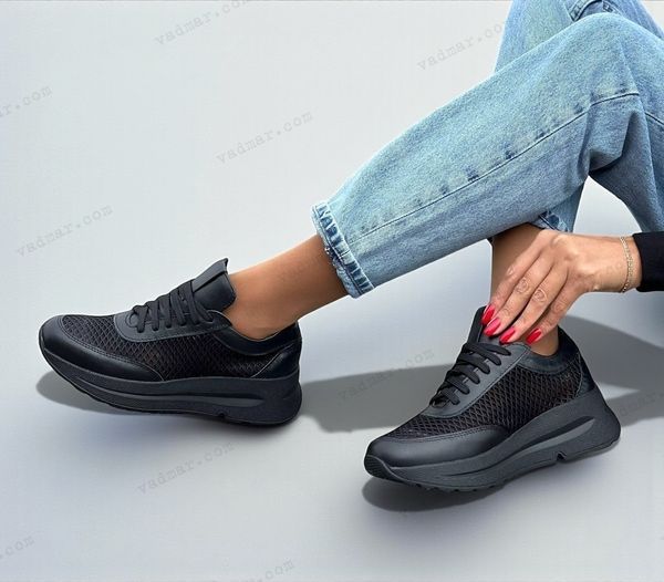 Летние женские кроссовки на платформе натуральная кожа FIDA 1-3 12892-36 фото