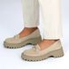 Женские туфли - лоферы на платформе натуральная замша DADI 1-1, 36, деми, натуральная кожа