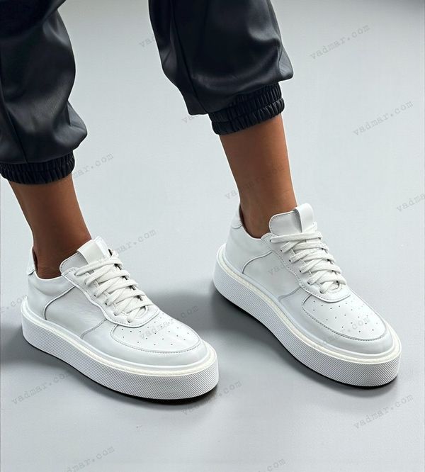 Женские кеды на платформе натуральная кожа VONA 1-2 10305-41 фото