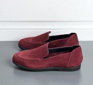 Женские лоферы на низком ходу натуральная замша LIN 1-7 13440-36 фото