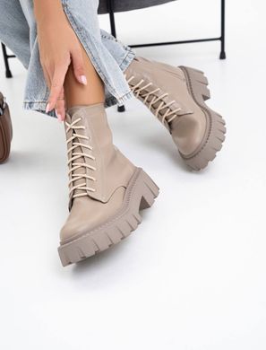 Женские ботинки на шнурках на высокой платформе натуральная кожа SOFA 3-1, 36, зима, набивная шерсть