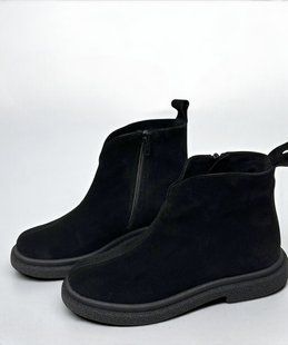 Жіночі черевики на низькому ходу натуральна замша VIOLA1-2 20112-36 фото