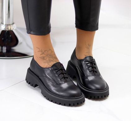 Женские туфли - броги на платформе натуральная кожа VADOS 1-1, 41, деми, натуральная кожа