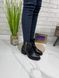 Женские ботинки черные не высокий каблук натуральная кожа MAMA 1-1, 41, деми, байка