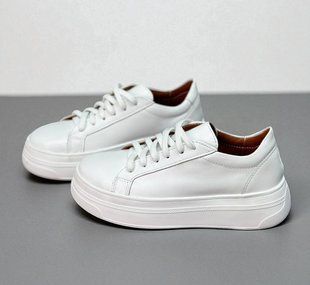 Женские кеды на платформе натуральная кожа DONITA 1-11 14343-36 фото