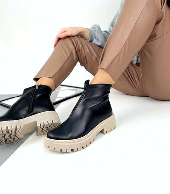 Жіночі черевики челсі натуральна шкіра KANA 1-1, 41, деми, байка