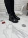 Жіночі черевики на низькому ходу на шнурках натуральний лак ELINA 2-5, 36, зима, набивна вовна