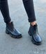 Женские ботинки черные на фигурной подошве натуральная кожи CORA 2-1, 36, зима, набивная шерсть