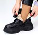 Женские ботинки на шнурках на платформе натуральная кожа OTIS 1-2, 41, деми, байка