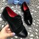 Женские туфли черные на низком ходу натуральная замша DANI, 36, деми, натуральная кожа