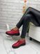 Женские туфли красные невысокая платформа, шнурки натуральная кожа BIMA 1-3, 36, деми, натуральная кожа