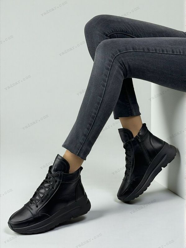 Женские высокие кроссовки на платформе натуральная кожа STEPO 1-7 10930-41 фото