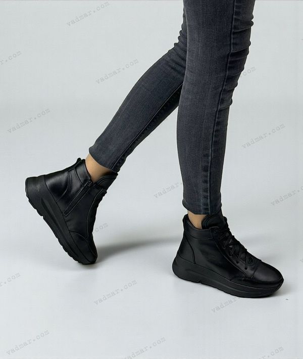 Женские высокие кроссовки на платформе натуральная кожа STEPO 1-7 10930-41 фото