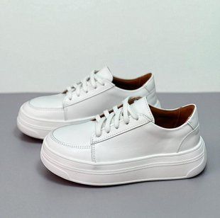 Жіночі кеди на платформі натуральна шкіра NITA 1-11 15456-36 фото
