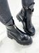 Женские ботинки черные на массивной подошве натуральная кожа PATRI 1-5, 41, деми, байка