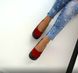 Жіночі туфлі червоні на танкетці натуральна замша MIO 5, 41, деми, натуральна шкіра