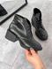 Женские ботинки черные не высокий каблук натуральная кожа SONA 2-1, 41, деми, байка