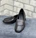 Женские туфли-лоферы на низком ходу черные натуральная кожа ADINA 1-3, 41, деми, натуральная кожа
