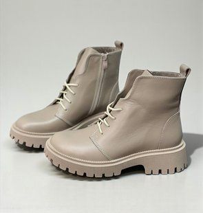 Женские ботинки на шнурках натуральная кожа ZARI 1-2 13724-41 фото