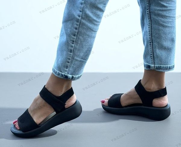 Женские босоножки невысокая платформа натуральная замша LIKA 1-4 14661-41 фото