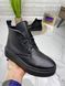 Женские ботинки - хайтопы черные на платформе натуральная кожа TOPI 1-2, 41, деми, байка