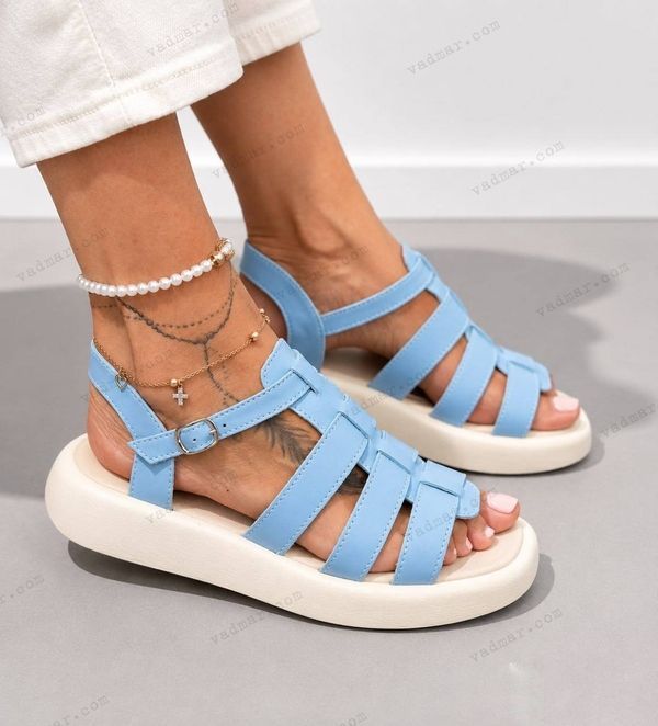 Женские сандали переплеты на платформе натуральная кожа LIZ 1-4 13699-36 фото