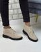 Жіночі черевики на низькому ходу на шнурках натуральна замша RIRO 3-6, 41, деми, байка