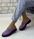 Жіночі туфлі - лофери на платформі натуральна замша LORI 1-5, 41, деми, натуральна шкіра