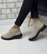 Жіночі черевики на низькому ходу на шнурках натуральна замша RIRO 3-6, 36, зима, набивна вовна