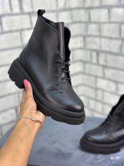 Жіночі черевики на шнурках натуральна шкіра LILO 1-2, 41, деми, байка