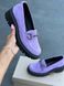 Жіночі туфлі - лофери на платформі натуральна замша KUKSA 1-3, 41, деми, натуральна шкіра