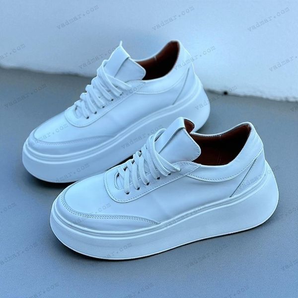 Жіночі кеди на платформі натуральна шкіра SARI 2-2 10448-36 фото
