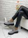 Женские туфли серые невысокая платформа, шнурки натуральная замша BIMA 1-6, 40, деми, натуральная кожа
