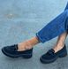 Женские туфли - лоферы на платформе с цепью натуральная замша NIPOL 1-5, 41, деми, натуральная кожа